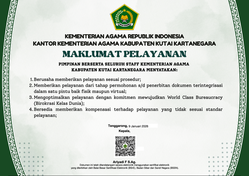 Maklumat Pelayanan